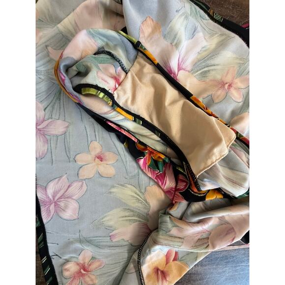 "ISLANDER" Tropical 1 Piece Swimsuit SZ 16 Hawaii Beach Sunbathing Poolside Swim - Picture 7 of 11